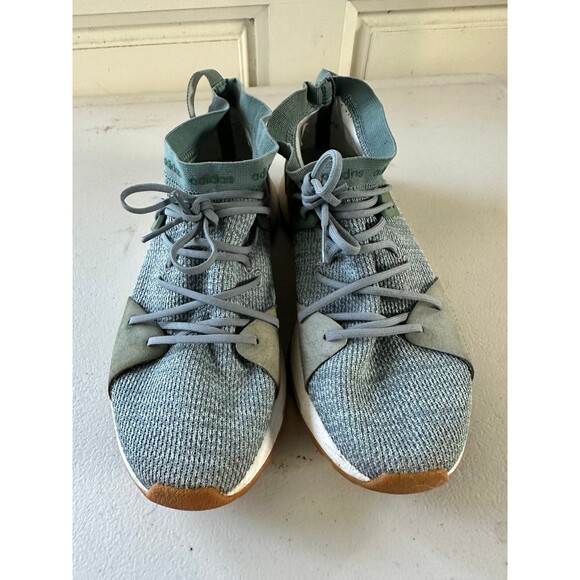 Adidas Women's Cloudfoam Neo Quesa Raw Green Athletic Running Shoes 7.5 - Picture 2 of 8